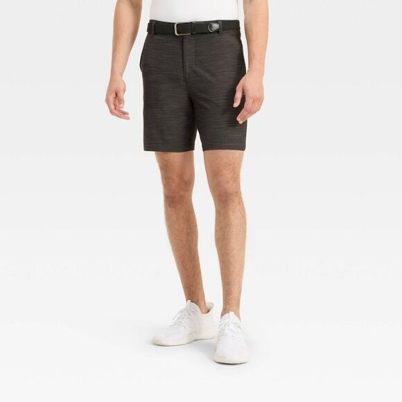 All In Motion - Men's Golf Shorts 7" - All In Motion Black 36 Black - Picture 1 of 3